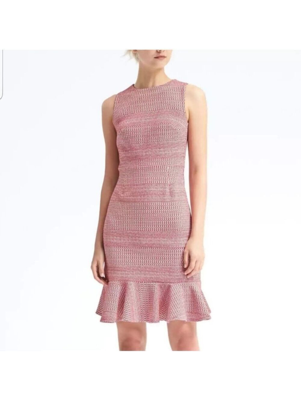 Banana Republic Jacquard Cross Back Dress, Size 0